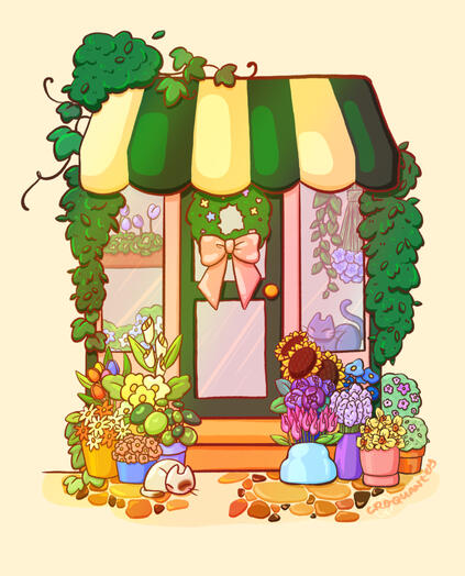 Golden Hour at the Florist